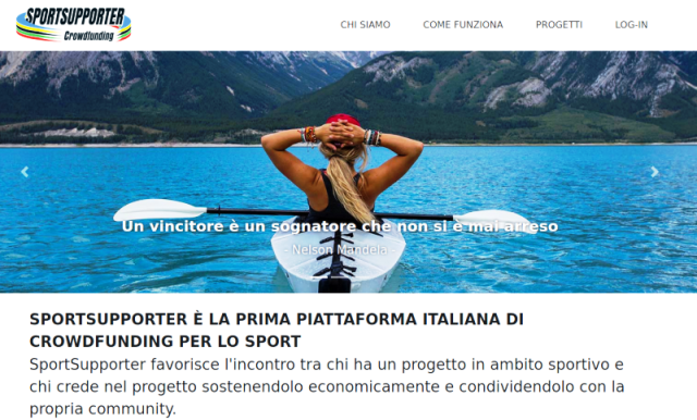 SPORTSUPPORTER, la prima piattaforma italiana di crowdfunding per lo sport, si rinnova nella grafica, nei servizi e nel team