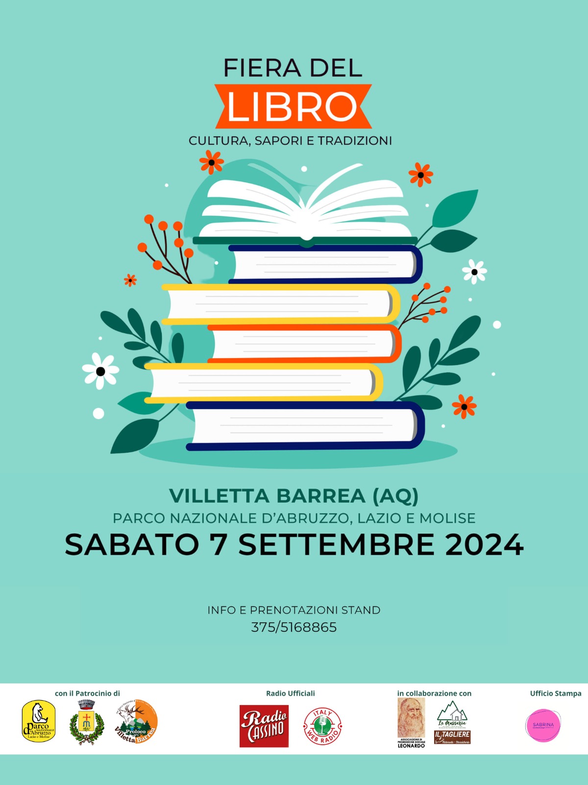 Partecipazione alla Fiera del libro di Villetta Barrea e presentazione del libro sull'intelligence di Antonella Colonna Vilasi
