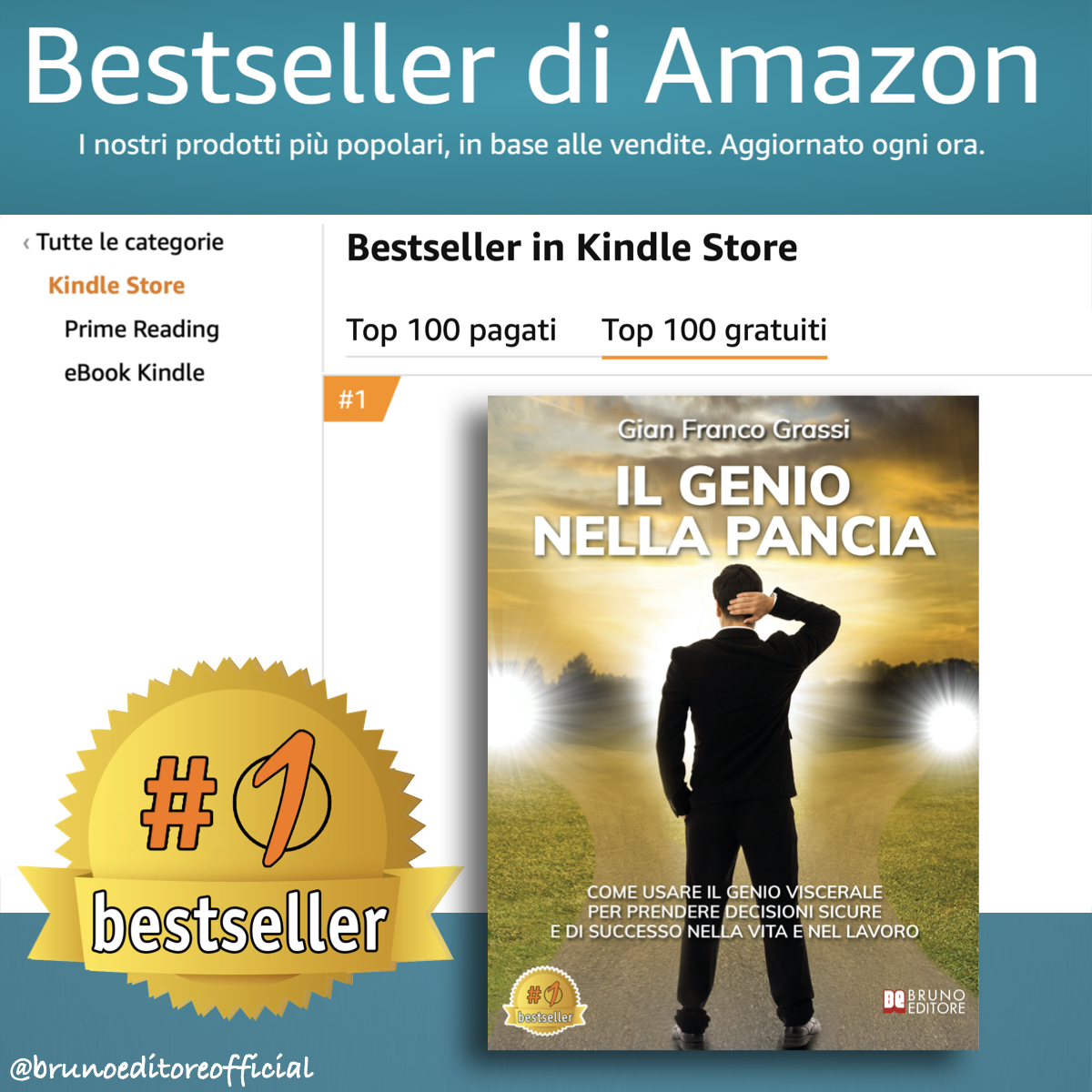 Gian Franco Grassi: Bestseller “Il Genio Nella Pancia”, il libro su come prendere le decisioni giuste ascoltando il proprio Genio interiore