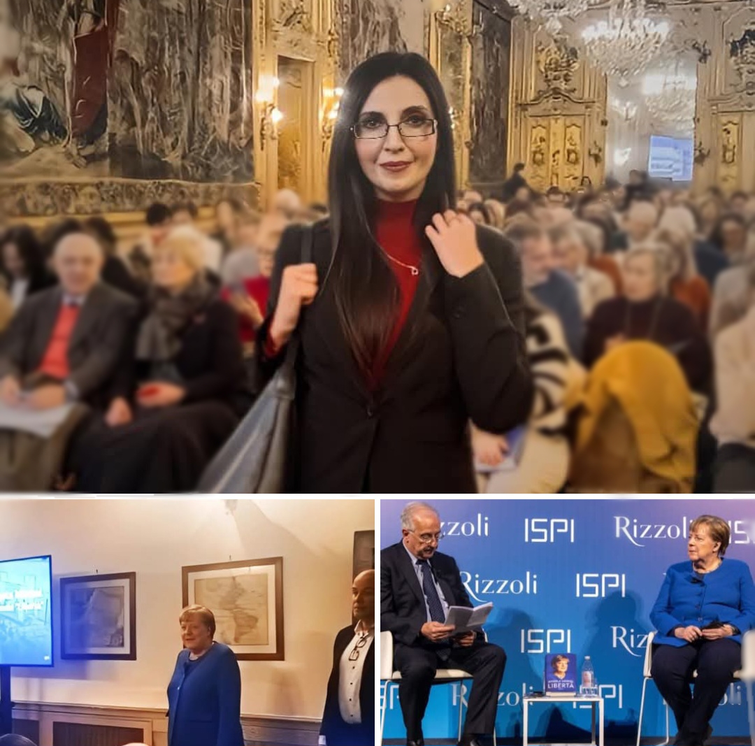 Mariarita Cupersito tra gli ospiti dell’incontro con Angela Merkel all'ISPI