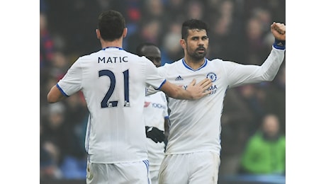 Crystal Palace-Chelsea 0-1: La firma Diego Costa, Conte punta il record