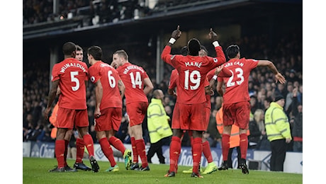 Everton-Liverpool 0-1: Mané sul finale regala a Klopp il 'Merseyside Derby'