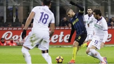 Inter-Fiorentina 4-2: gol e spettacolo, Icardi dà la prima gioia a Pioli