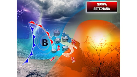 Meteo: da lunedì subito tanta Pioggia, poi Cambia tutto da metà Settimana