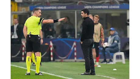 Furia Arteta, il tecnico non ci sta: “Le scelte dell’arbitro hanno deciso la partita”