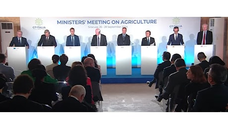 G7 Agricoltura, Lollobrigida: Per la prima volta si è parlato di sovranità alimentare. Il documento finale (video)