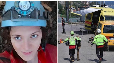 Ottavia Piana, speleologa intrappolata in una grotta nella bergamasca: per il soccorso alpino «potrebbero volerci anche diversi giorni per liberarla»