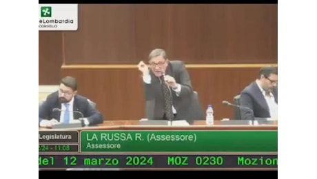 VIDEO: Regione Lombardia, rissa sfiorata in aula tra La Russa e Majorino