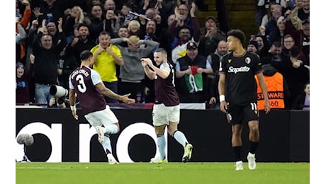 Aston Villa-Bologna 2-0: video, gol e highlights