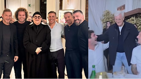 Renato Zero, la foto con i campioni del mondo alla festa a sorpresa per Marcello Lippi: la bellissima dedica