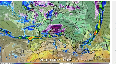 Allerta meteo domani in sei regioni per temporali, fulmini e venti di burrasca: ecco dove e quando