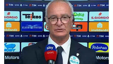 Ranieri: Grande partita. Il rigore l'ha visto solo il VAR, poi tira in ballo il Napoli