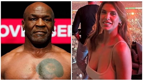 Tyson perde contro Paul, Elisabetta Canalis in tribuna per il suo idolo: «Alla fine l'ho portato a cena»