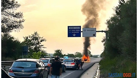 Gli spari, il terrore e le fiamme e il traffico in tilt a Sassari: Il delirio