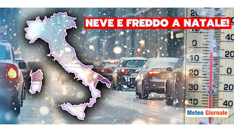 Meteo: freddo e neve a Natale, le regioni a rischio