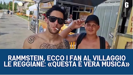 Rammstein, la voce dei fan arrivati a Reggio Emilia