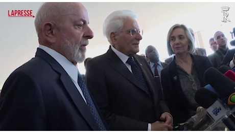 Brasile, Mattarella incontra il presidente Lula: «Ottimo andamento delle relazioni bilaterali»