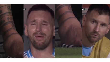 Messi, infortunio e lacrime: la caviglia gonfia fa il giro del web