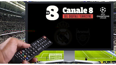 Champions League in chiaro: partita super su TV8 per il ritorno dei quarti
