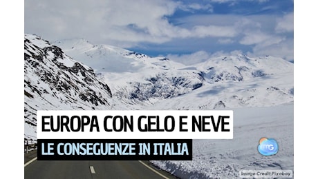 Europa SEPOLTA dalla NEVE, GELO intenso: conseguenze meteo in Italia