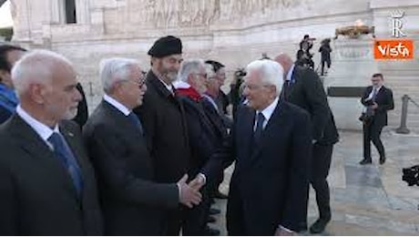 Il passaggio delle Frecce Tricolori sopra Altare della Patria