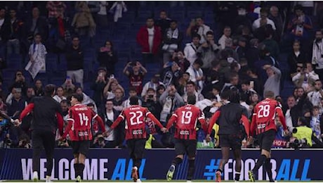 Il Milan ha passato la notte a Madrid a causa della chiusura dell'aeroporto. Oggi il rientro a Milano