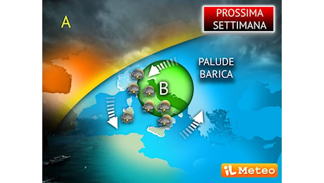 Meteo: Prossima Settimana, il Ciclone Boomerang incastra l'Italia in una Palude Barica. Cosa succederà