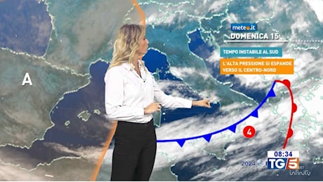 Meteo, 15 dicembre instabile al Sud poi torna l'alta pressione