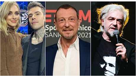 Amadeus: «Fedez e Chiara Ferragni? Lui a Sanremo ha sbagliato. Morgan con me ha chiuso, ecco perché»