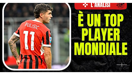 Milan, Pulisic è un gigante! Corre per due: è un top player mondiale. Un record