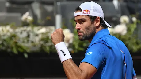 Internazionali di Roma: Berrettini al terzo turno, alle 19 l’atteso rientro di Sinner