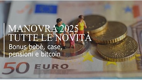 Manovra finanziaria: 1000 euro per i neonati, bonus di 100 euro in busta paga, tasse sui Bitcoin. Tutte le misure