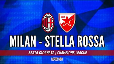 Milan-Stella Rossa (1-1): pareggio ospite con un gran gol dell'ex Torino Radonjic