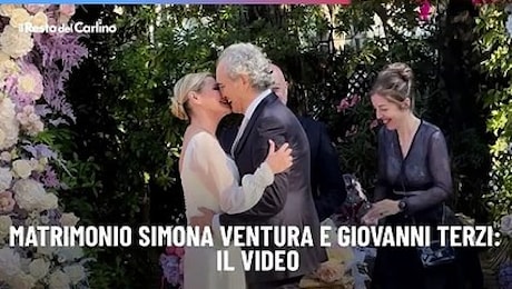 Matrimonio Simona Ventura e Giovanni Terzi: il video