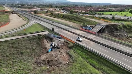 Torrenova, riaperta l'autostrada: ecco cosa resta del cavalcavia crollato