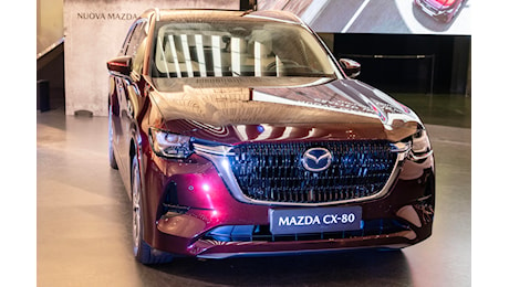 Mazda presenta la nuova CX-80