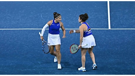 Paolini-Errani in finale della Billie Jean King Cup: quando gioca l'Italia, orario e dove vederla in tv e streaming