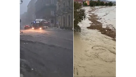 Maltempo, Sicilia sott’acqua: alluvione a Licata, gente in fuga sui tetti. Cinque province in ginocchio | FOTO e VIDEO