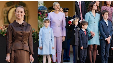 I look delle principesse di Monaco: Charlene e la figlia bon ton (9), Charlotte in Chanel (8,5), Alexandra con l'abito di Grace Kelly (9), Beatrice Borromeo chic (10)