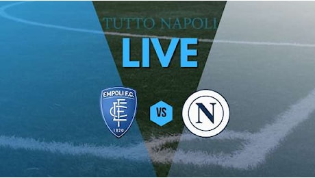 Empoli-Napoli 0-0: fine primo tempo, partita bloccata ma due chances per l'Empoli