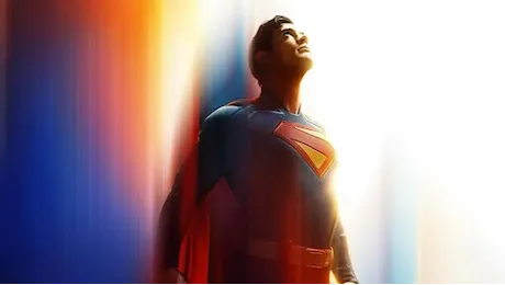 Il poster del film di Superman di James Gunn