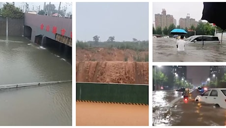 Piogge record nel cuore della Cina: emergenza in Henan | VIDEO