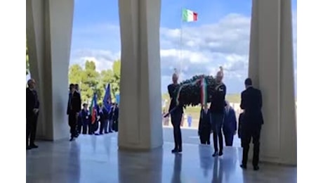 4 novembre, Bari: il presidente della Camera Fontana alla cerimonia