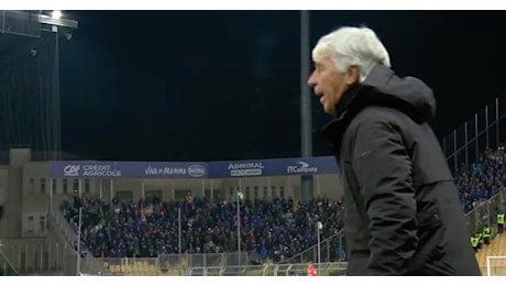 Parma-Atalanta, espulso Gasperini per proteste