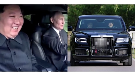 Putin, ennesimo super regalo a Kim: gli consegna la limousine e lo porta a fare un giro