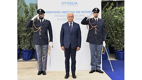 Al via il G7 in Irpinia, Piantedosi apre ufficialmente il meeting