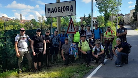 Dal Cusio a Biella a piedi per l’adunata degli alpini