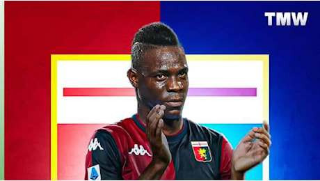 Zangrillo: Balotelli al Genoa? Ho espresso un sogno romantico e se poi risponde anche a una indicazione tecnica non sta a me dirlo