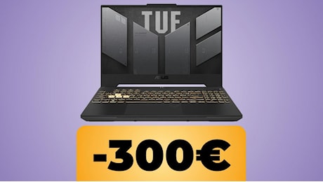 Il notebook ASUS TUF Gaming con RTX 4070 è in offerta al prezzo minimo storico su Amazon per il Black Friday