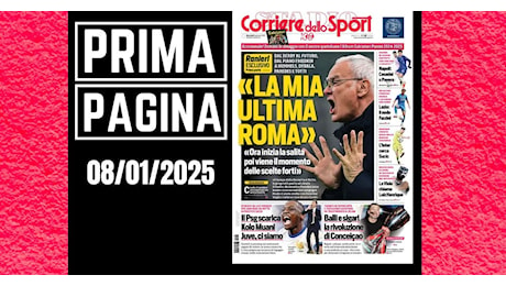 Prima pagina Corriere dello Sport: “Milan, la rivoluzione di Conceicao”